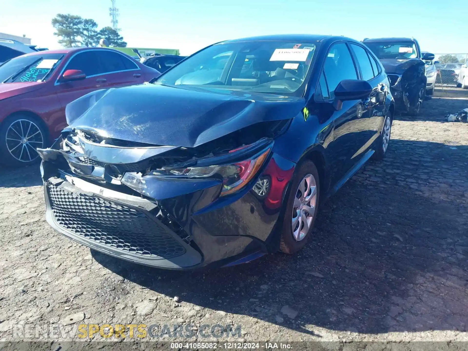 2 Photograph of a damaged car 5YFEPRAE5LP056512 TOYOTA COROLLA 2020