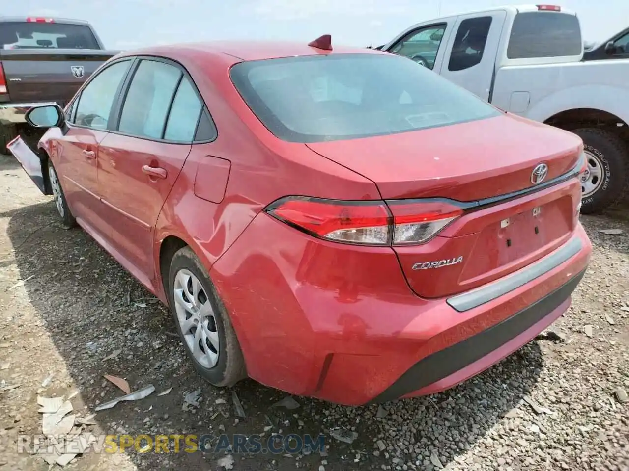 3 Photograph of a damaged car 5YFEPRAE5LP058759 TOYOTA COROLLA 2020