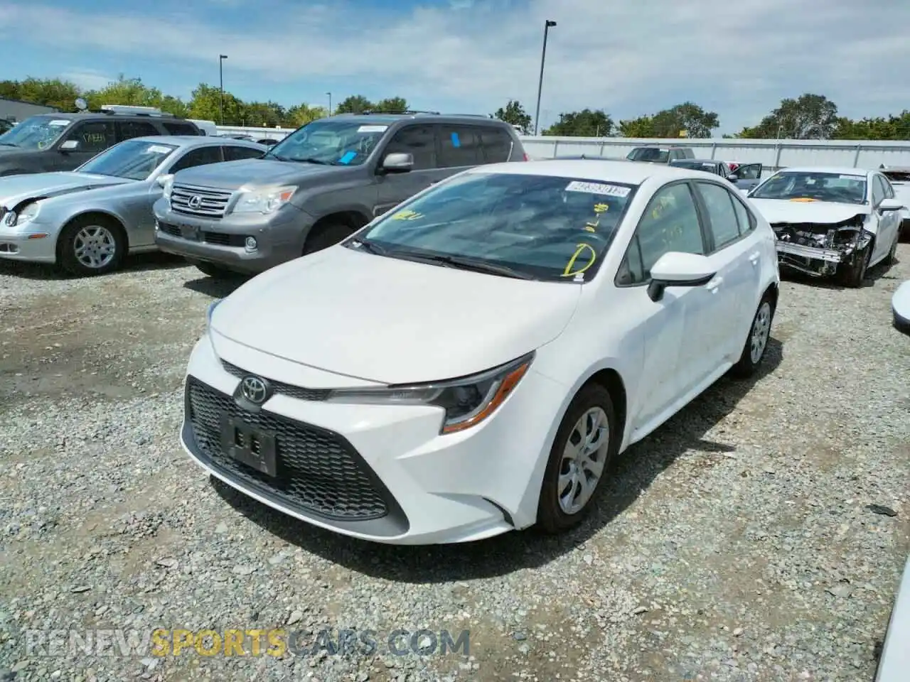 2 Фотография поврежденного автомобиля 5YFEPRAE5LP064061 TOYOTA COROLLA 2020
