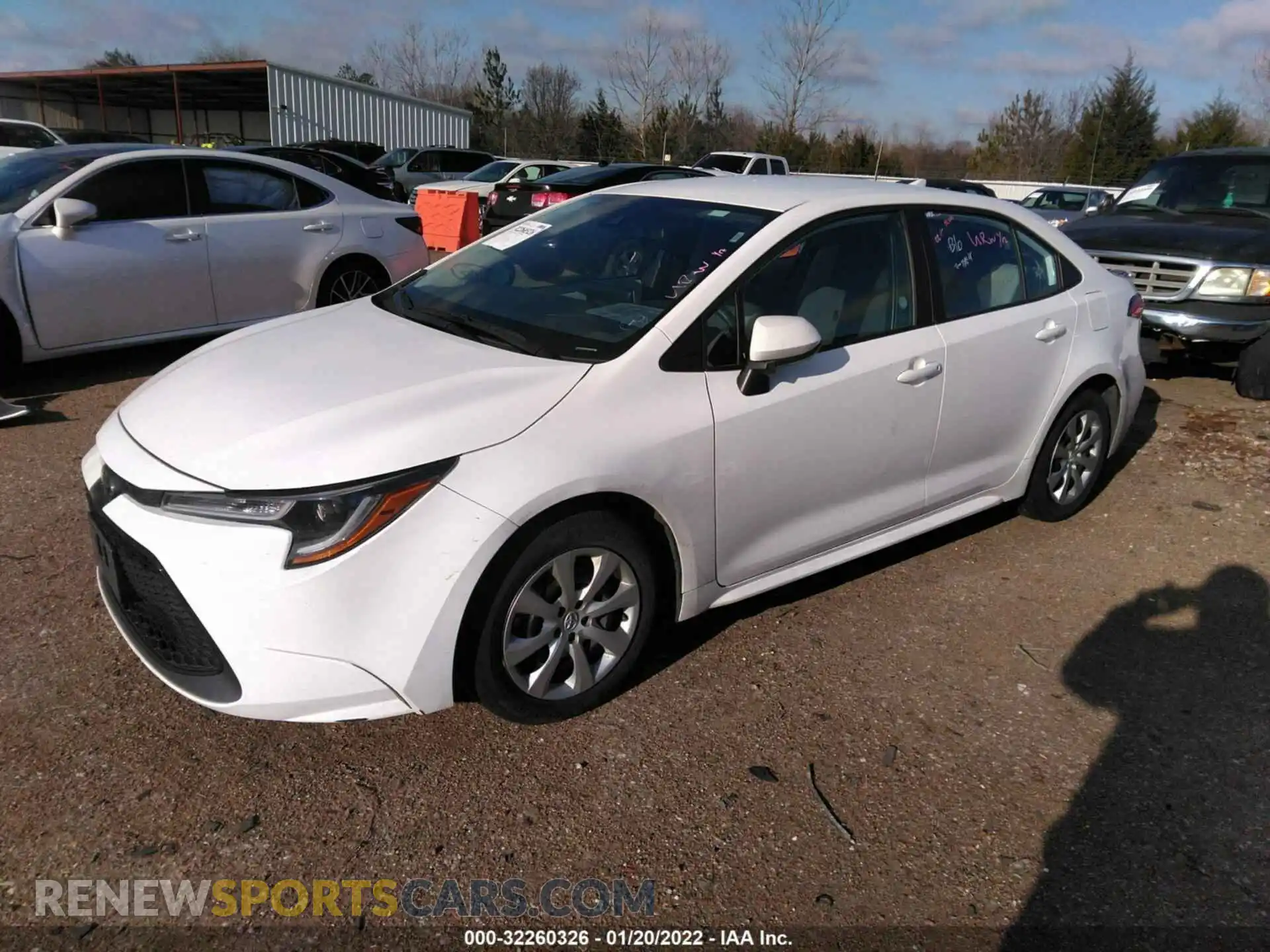 2 Photograph of a damaged car 5YFEPRAE5LP068823 TOYOTA COROLLA 2020