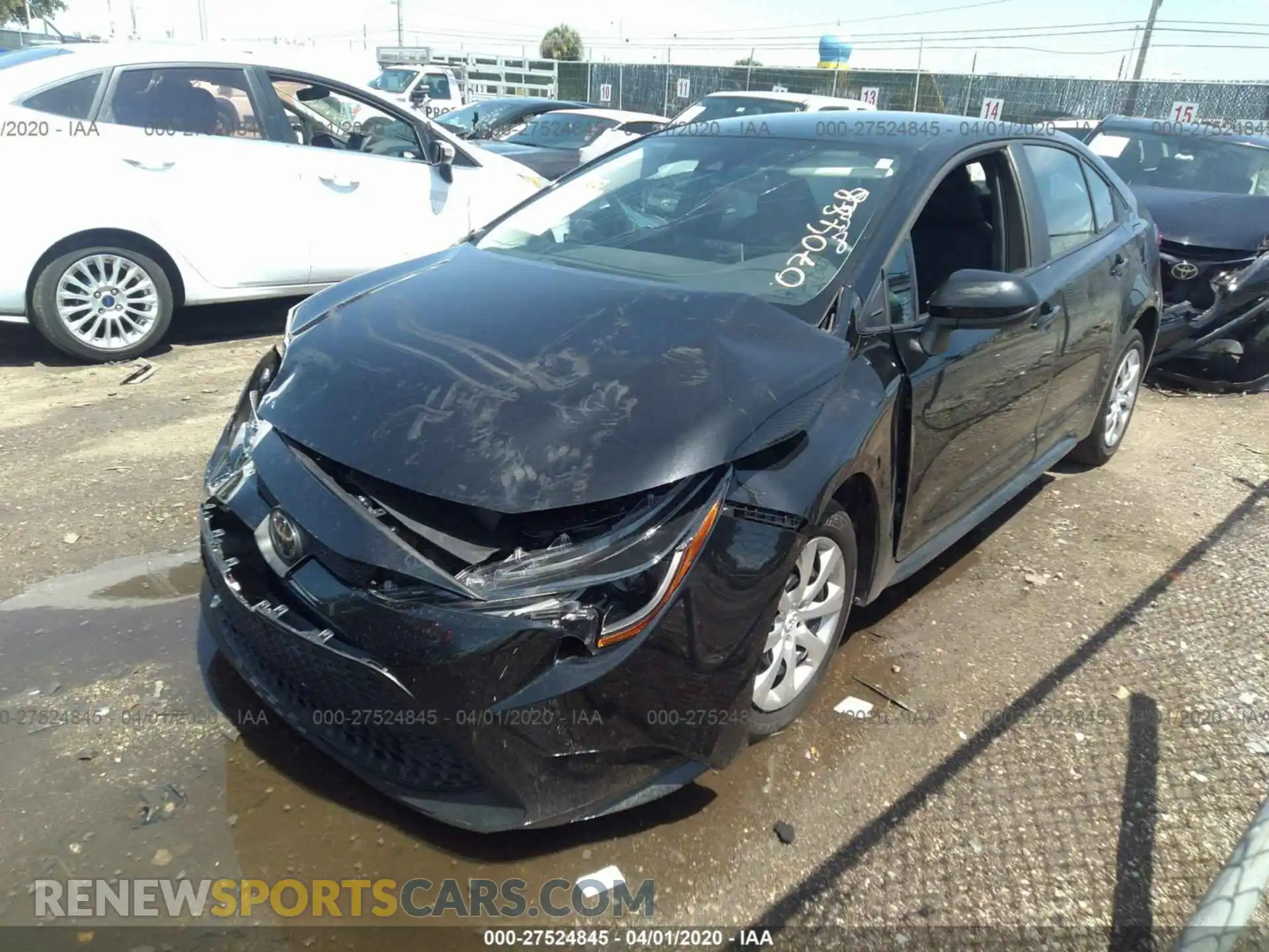 2 Фотография поврежденного автомобиля 5YFEPRAE5LP070488 TOYOTA COROLLA 2020