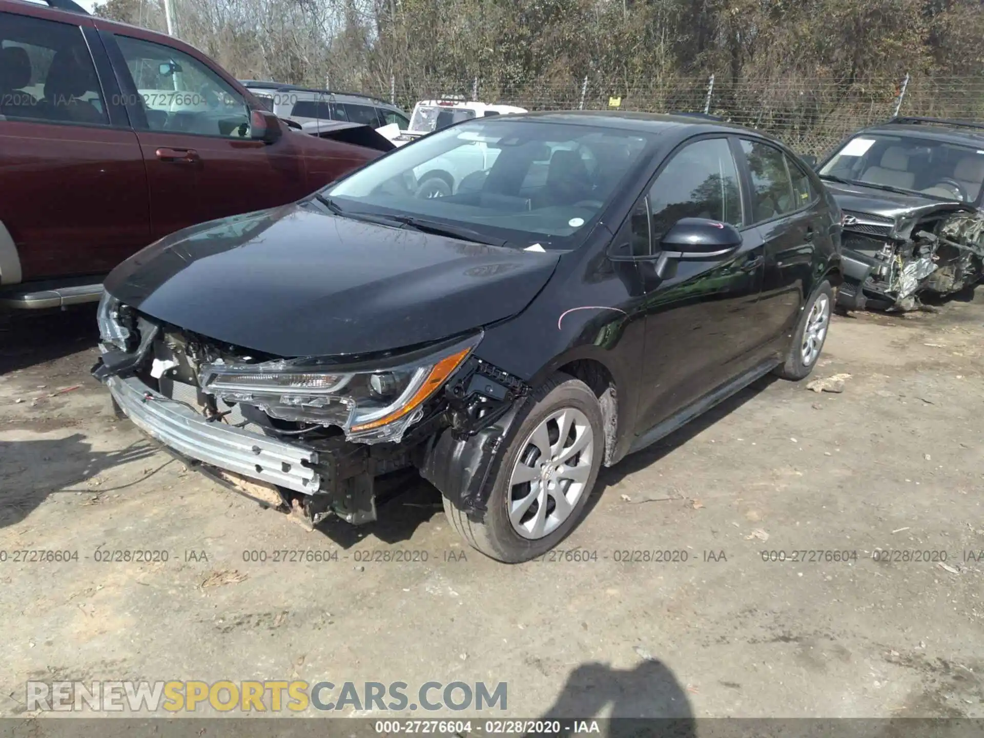 2 Photograph of a damaged car 5YFEPRAE5LP074380 TOYOTA COROLLA 2020