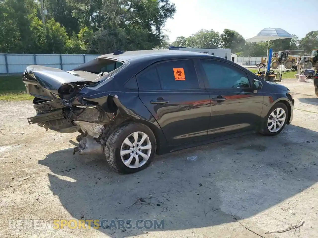 3 Photograph of a damaged car 5YFEPRAE5LP076386 TOYOTA COROLLA 2020