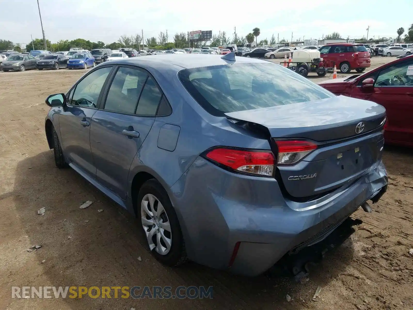 3 Photograph of a damaged car 5YFEPRAE5LP077358 TOYOTA COROLLA 2020