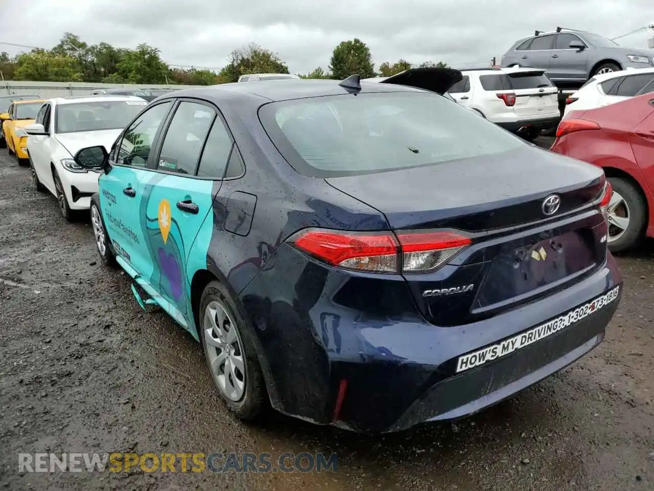 3 Photograph of a damaged car 5YFEPRAE5LP077960 TOYOTA COROLLA 2020