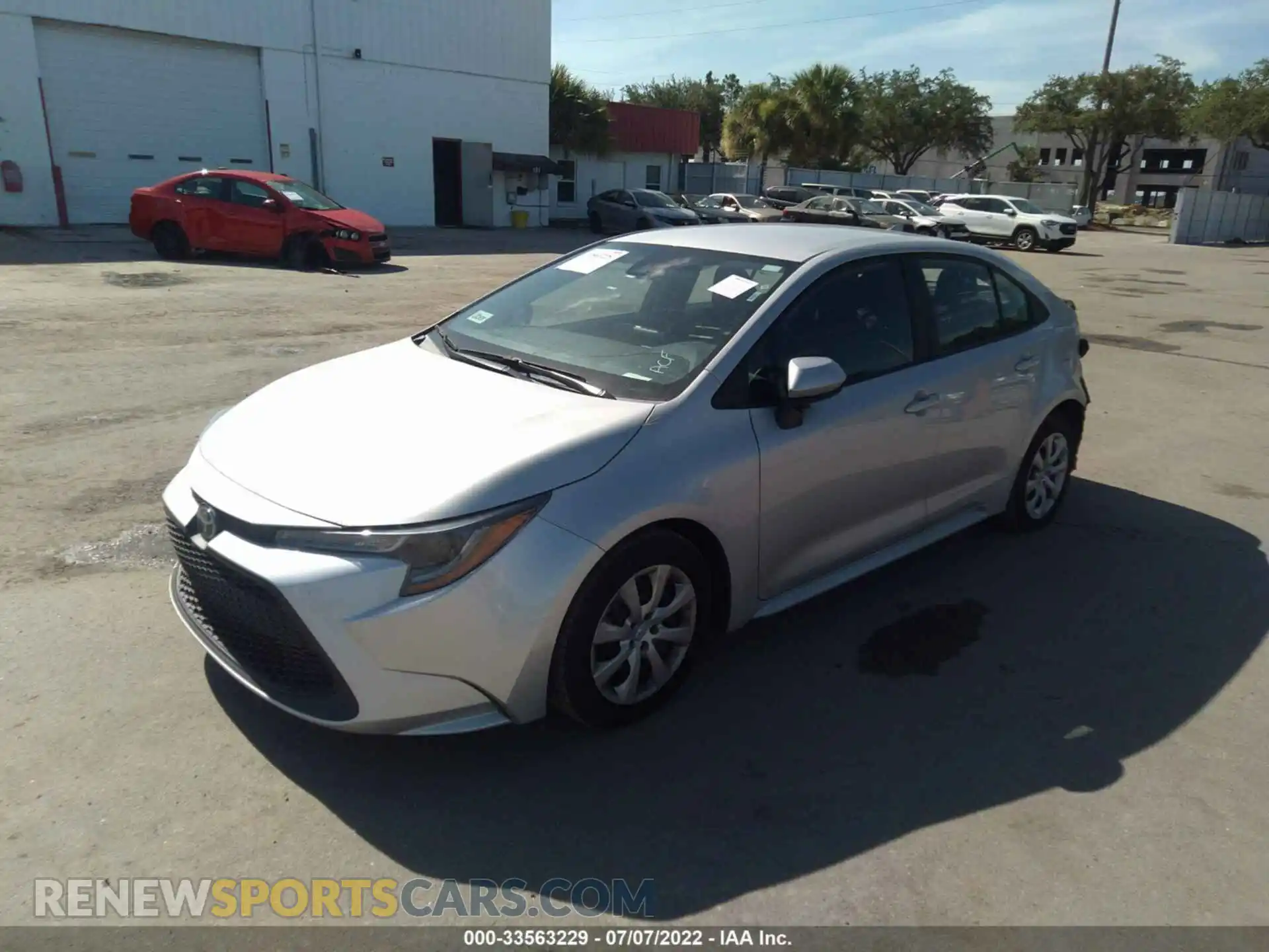 2 Фотография поврежденного автомобиля 5YFEPRAE5LP078767 TOYOTA COROLLA 2020