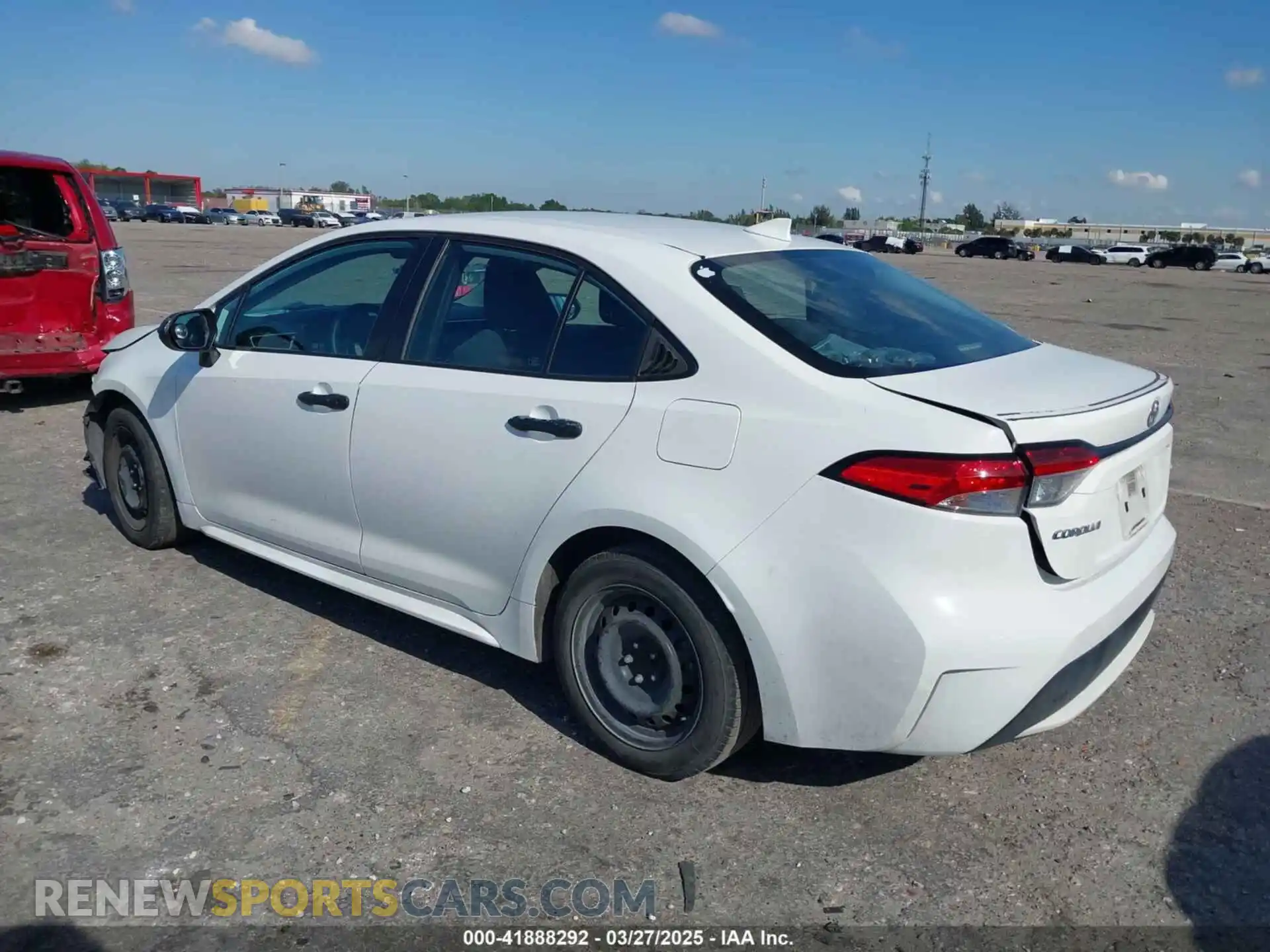 3 fotografías del automóvil dañado 5YFEPRAE5LP078994 TOYOTA COROLLA 2020