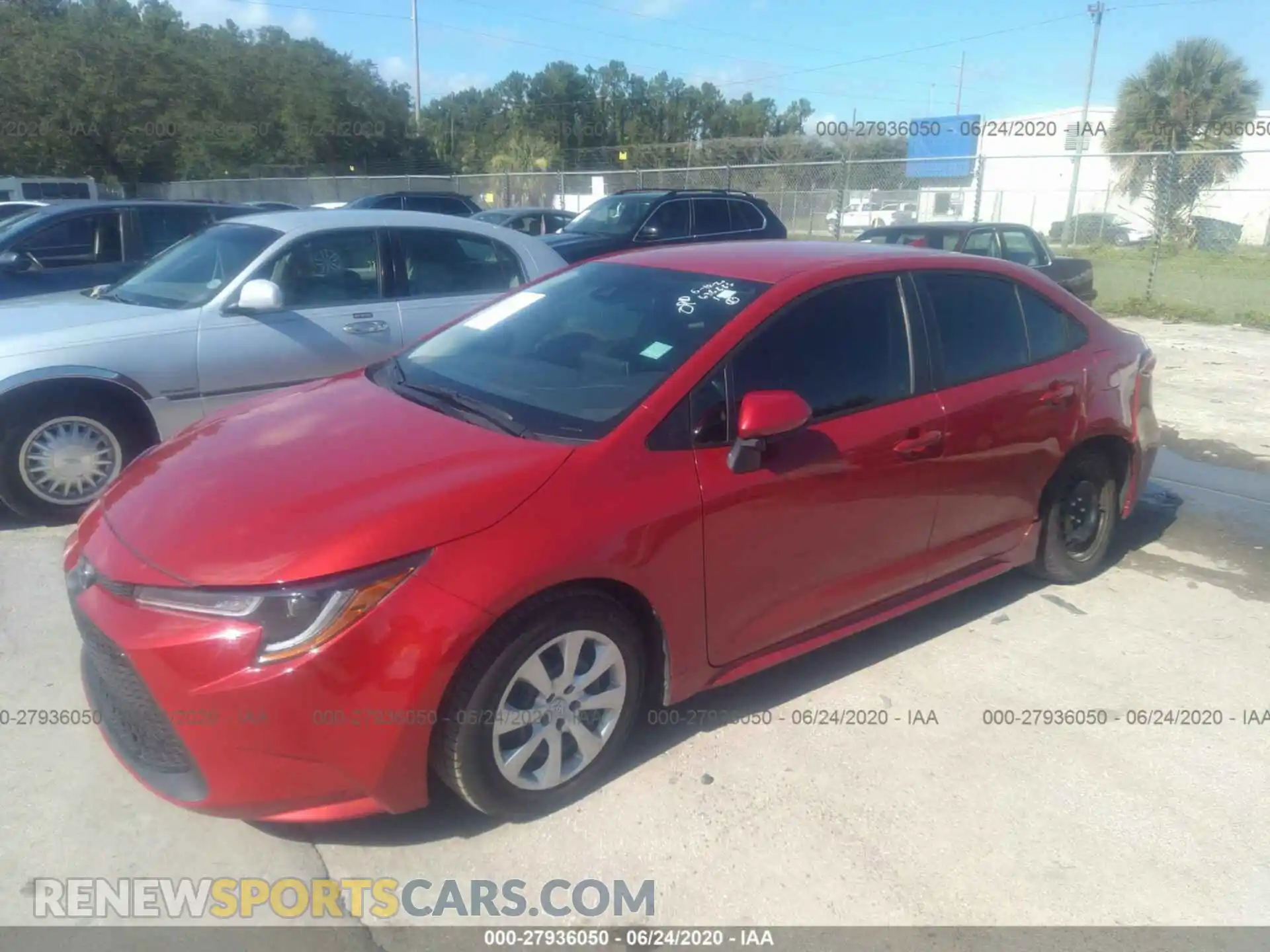 2 Photograph of a damaged car 5YFEPRAE5LP080762 TOYOTA COROLLA 2020