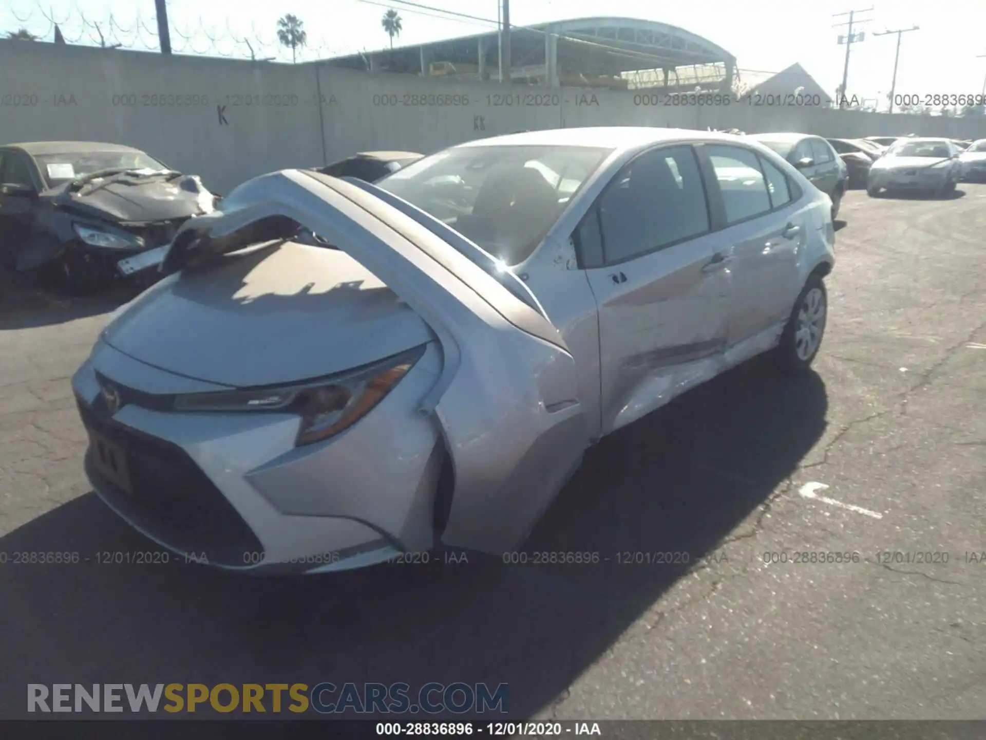 2 Photograph of a damaged car 5YFEPRAE5LP082673 TOYOTA COROLLA 2020