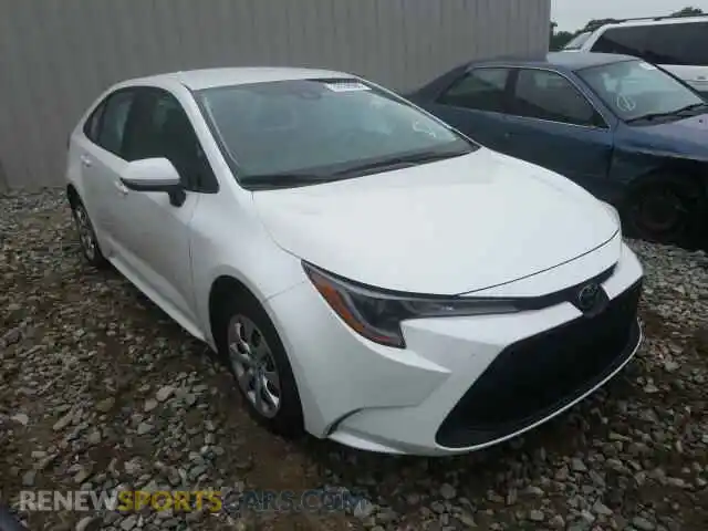 1 Photograph of a damaged car 5YFEPRAE5LP083533 TOYOTA COROLLA 2020