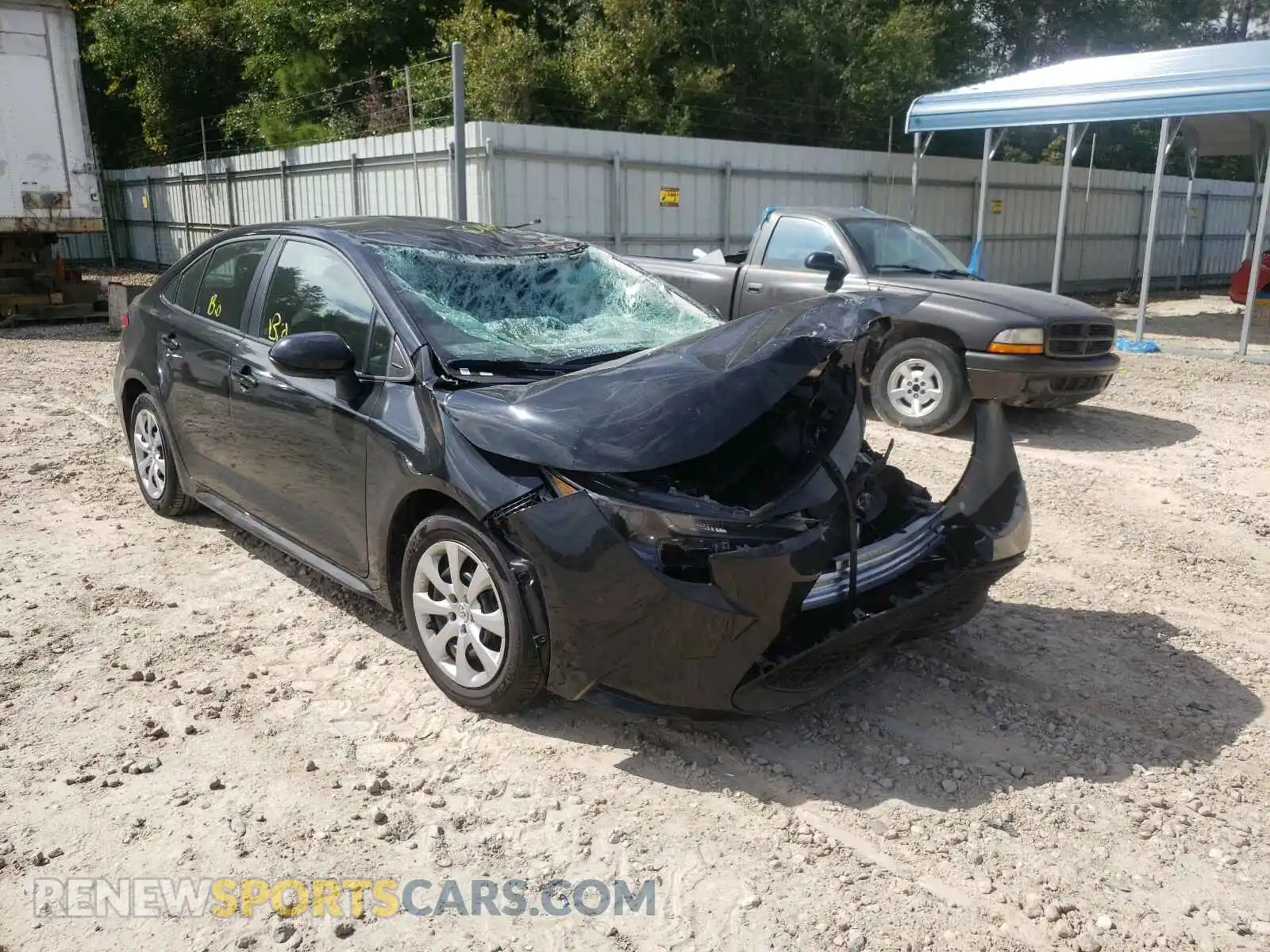 1 Photograph of a damaged car 5YFEPRAE5LP087727 TOYOTA COROLLA 2020