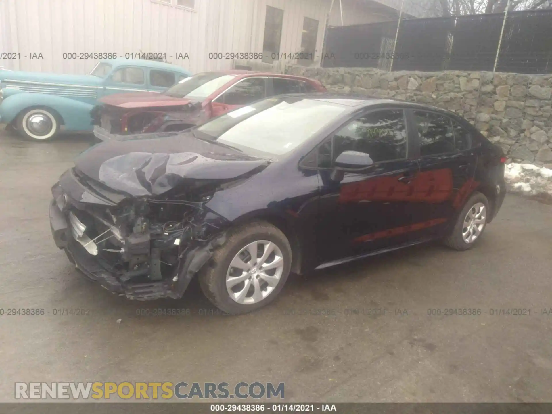2 Photograph of a damaged car 5YFEPRAE5LP092734 TOYOTA COROLLA 2020
