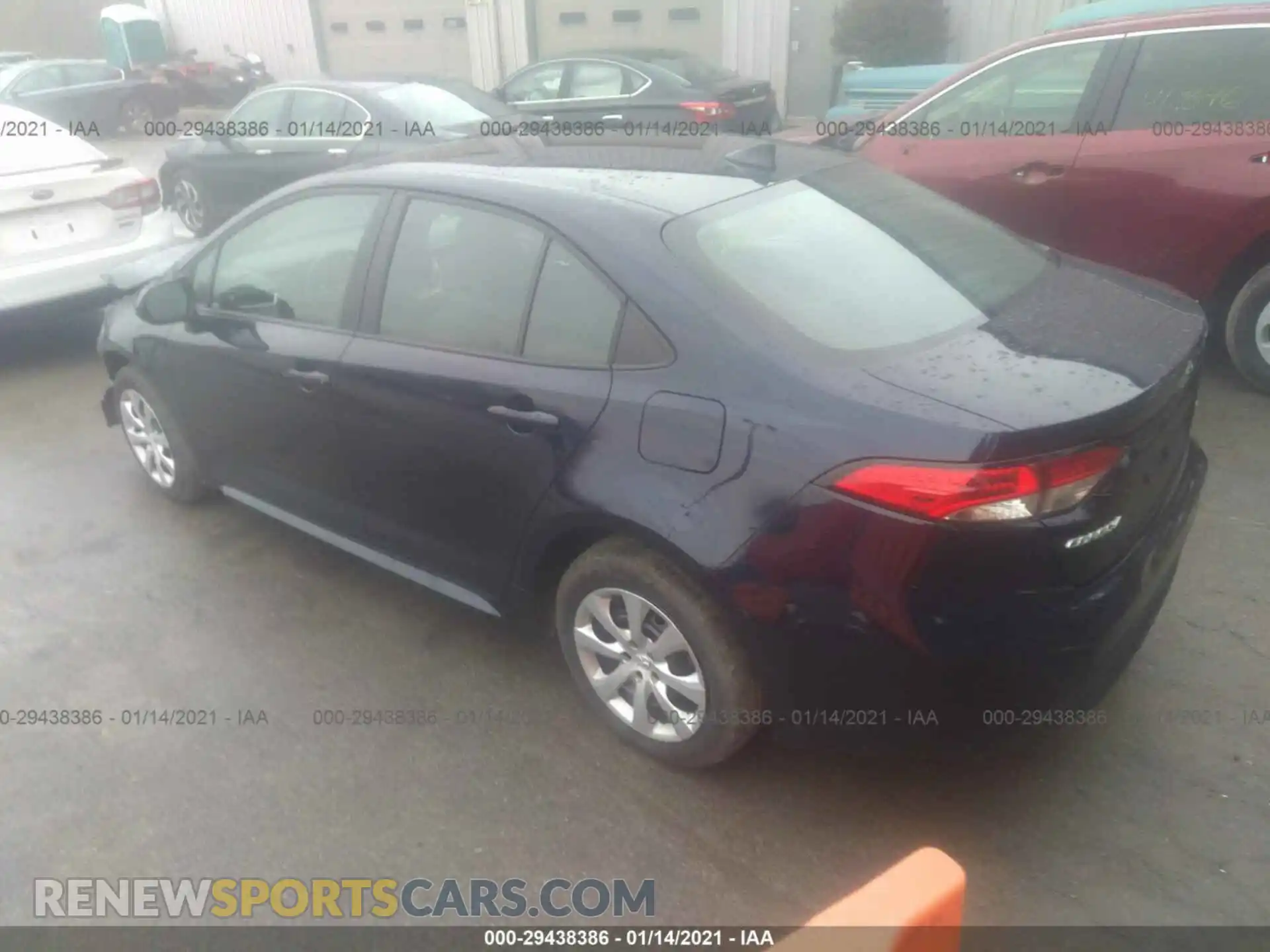 3 Photograph of a damaged car 5YFEPRAE5LP092734 TOYOTA COROLLA 2020