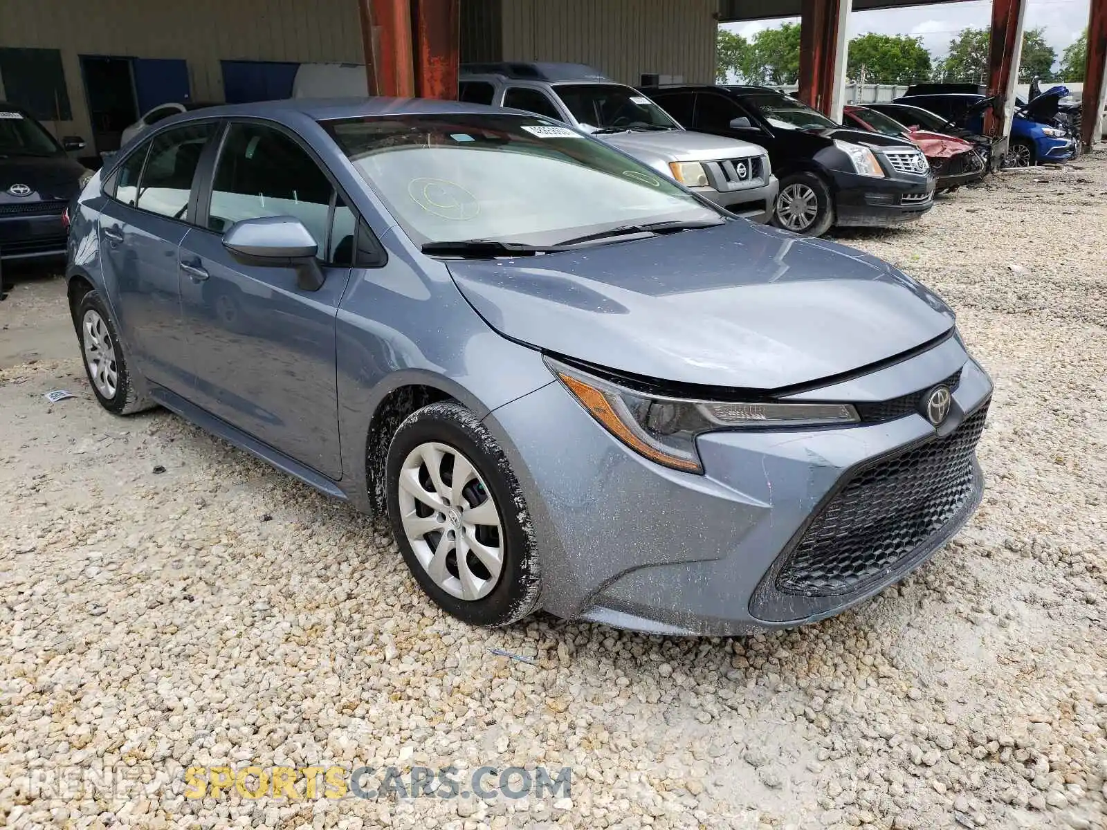 1 Photograph of a damaged car 5YFEPRAE5LP093012 TOYOTA COROLLA 2020