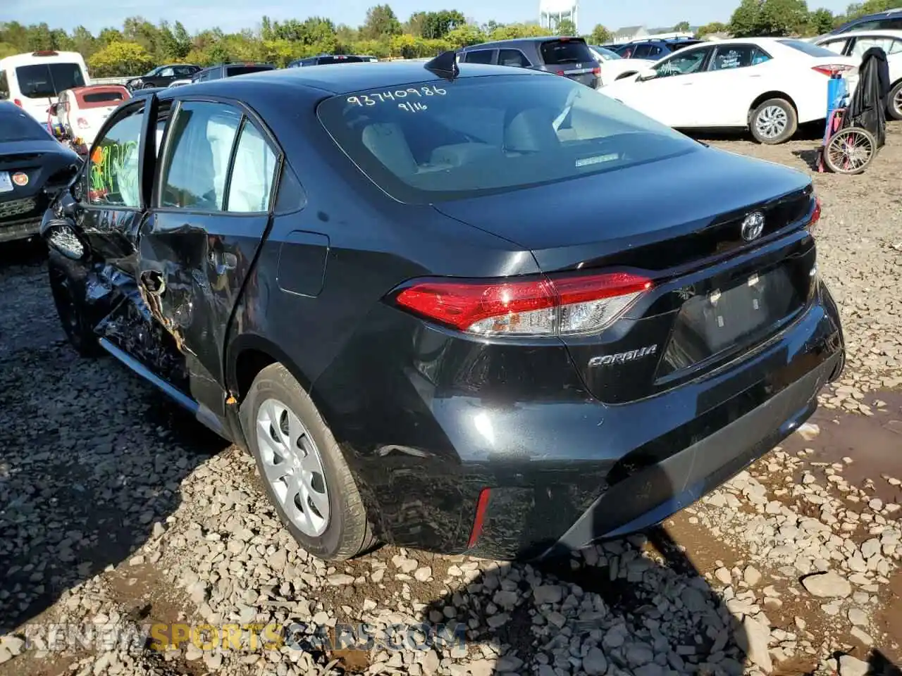 3 Photograph of a damaged car 5YFEPRAE5LP096850 TOYOTA COROLLA 2020