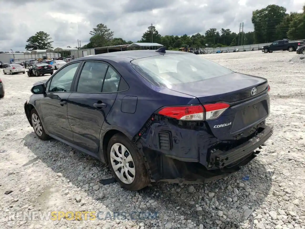 3 Photograph of a damaged car 5YFEPRAE5LP105210 TOYOTA COROLLA 2020