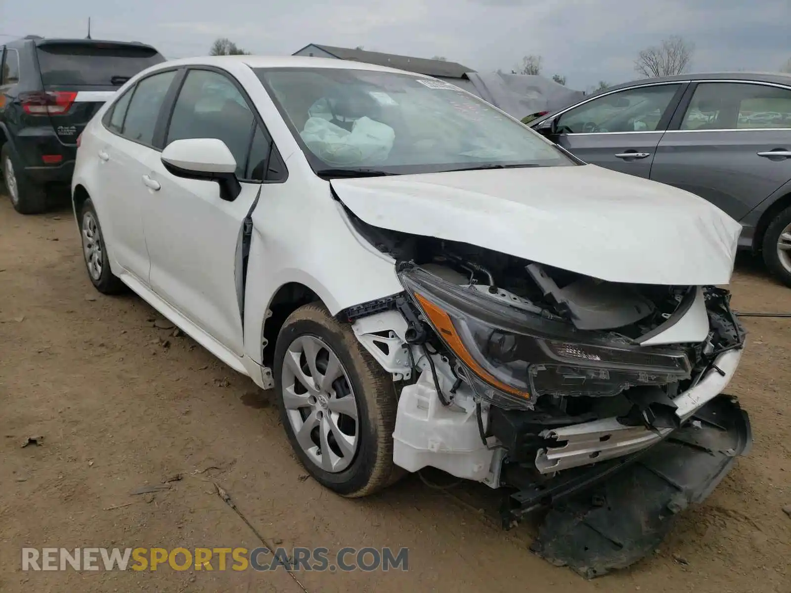 1 Photograph of a damaged car 5YFEPRAE5LP109287 TOYOTA COROLLA 2020