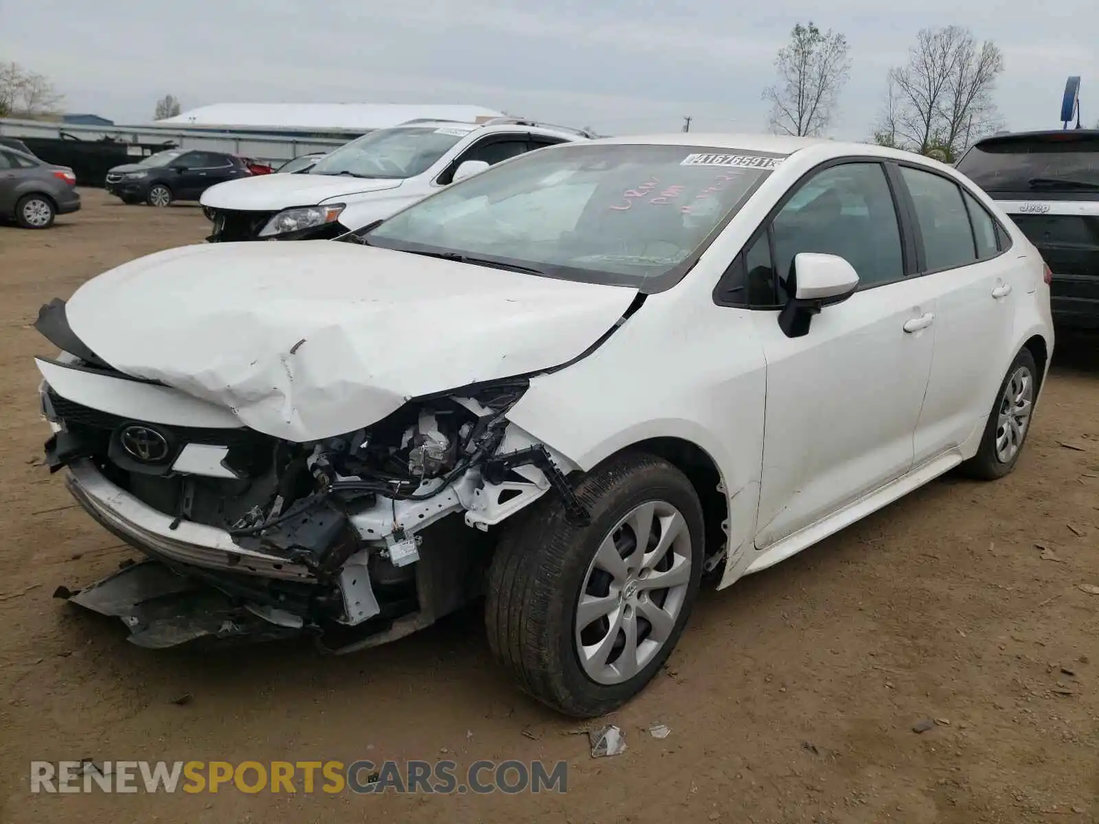 2 Photograph of a damaged car 5YFEPRAE5LP109287 TOYOTA COROLLA 2020