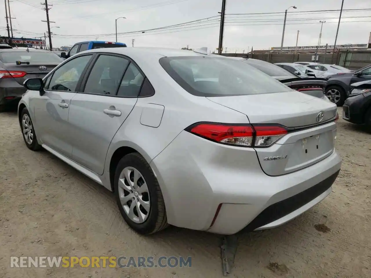 3 Photograph of a damaged car 5YFEPRAE5LP110293 TOYOTA COROLLA 2020