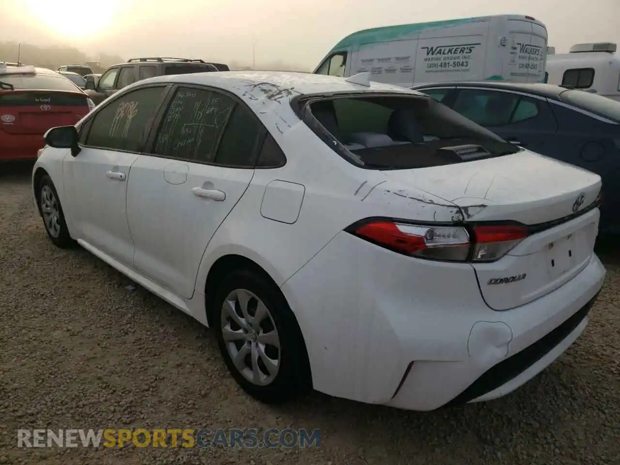 2 Photograph of a damaged car 5YFEPRAE5LP112965 TOYOTA COROLLA 2020