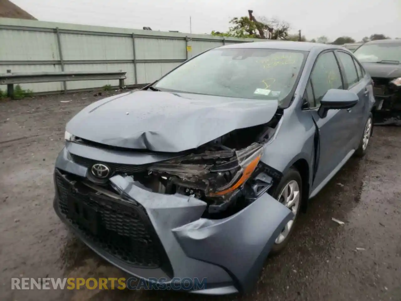 2 Photograph of a damaged car 5YFEPRAE5LP123528 TOYOTA COROLLA 2020