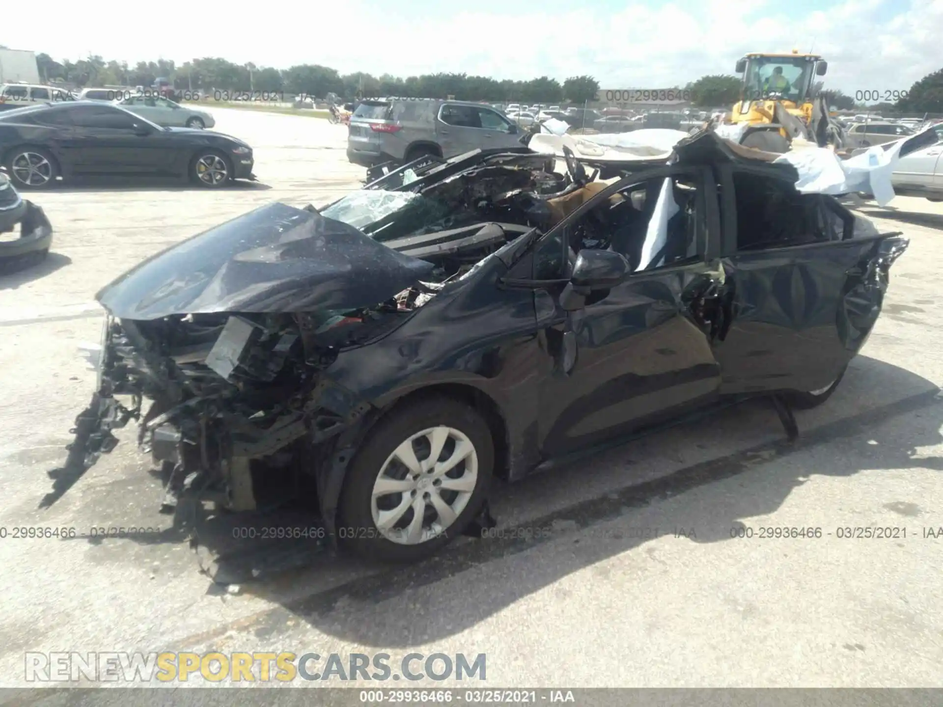 2 Photograph of a damaged car 5YFEPRAE5LP126865 TOYOTA COROLLA 2020