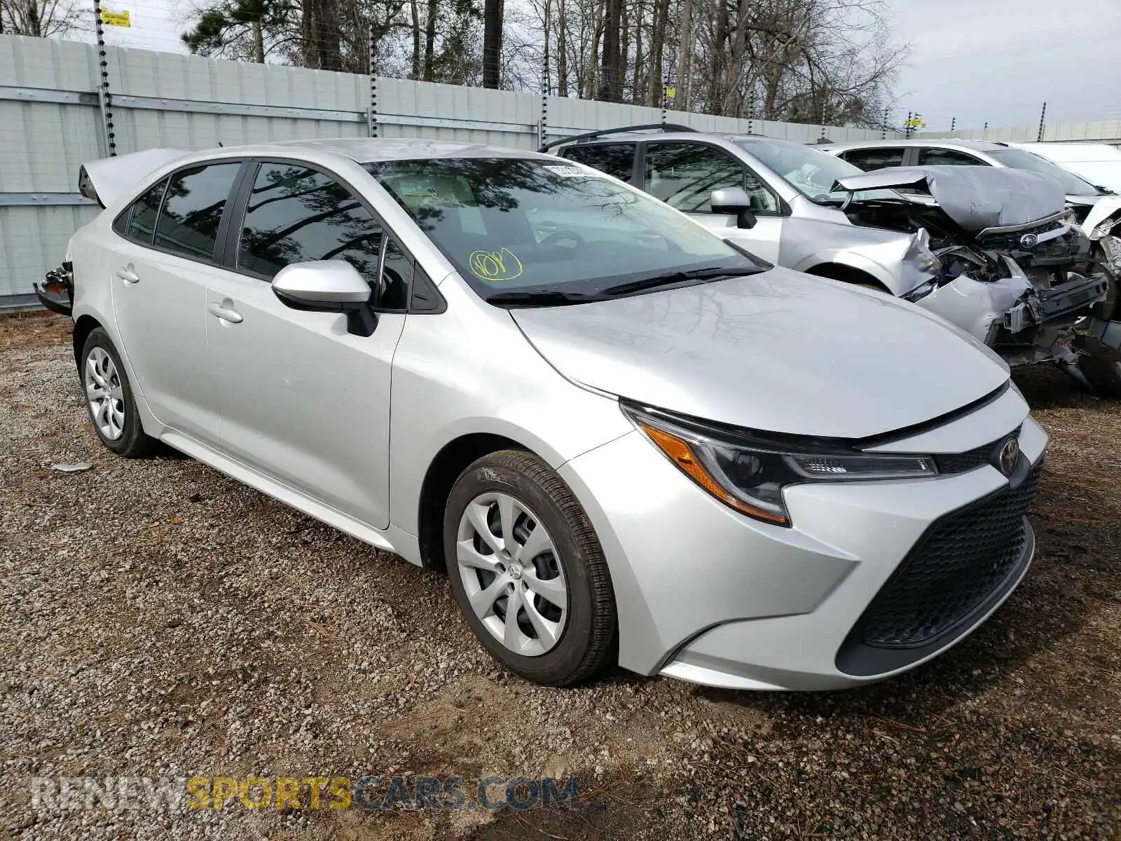 1 Photograph of a damaged car 5YFEPRAE5LP129068 TOYOTA COROLLA 2020