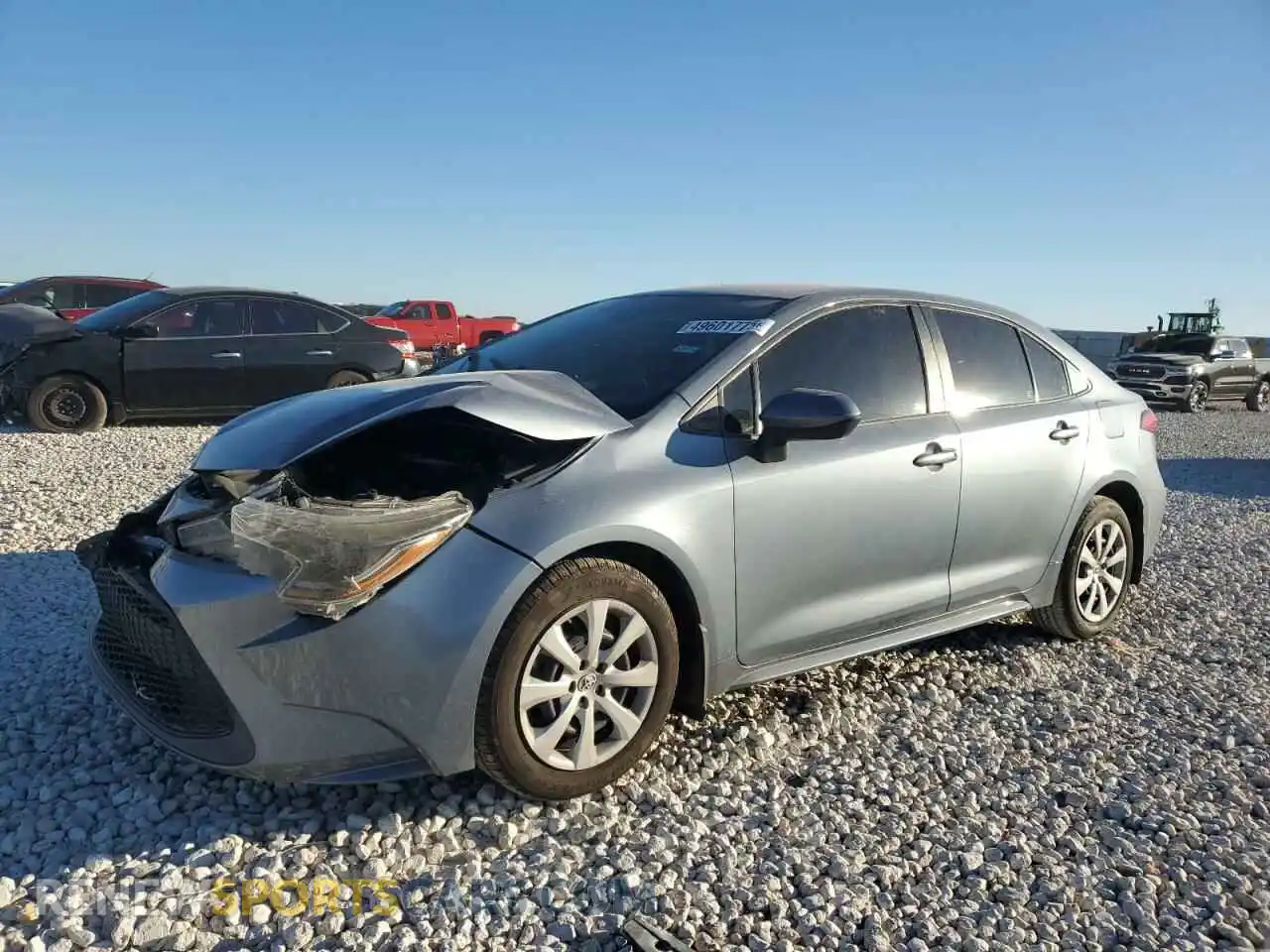 1 Photograph of a damaged car 5YFEPRAE5LP131659 TOYOTA COROLLA 2020
