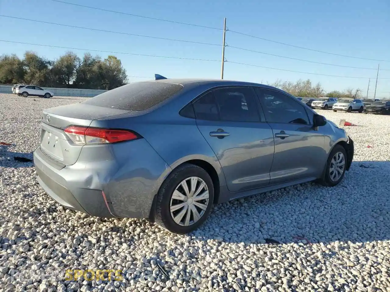3 Photograph of a damaged car 5YFEPRAE5LP131659 TOYOTA COROLLA 2020