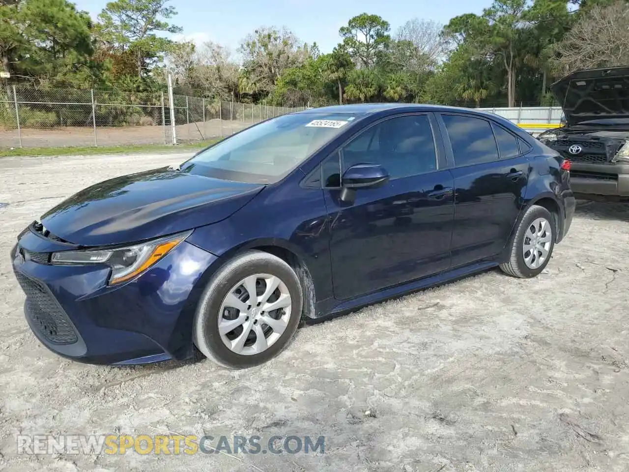1 Photograph of a damaged car 5YFEPRAE5LP140345 TOYOTA COROLLA 2020