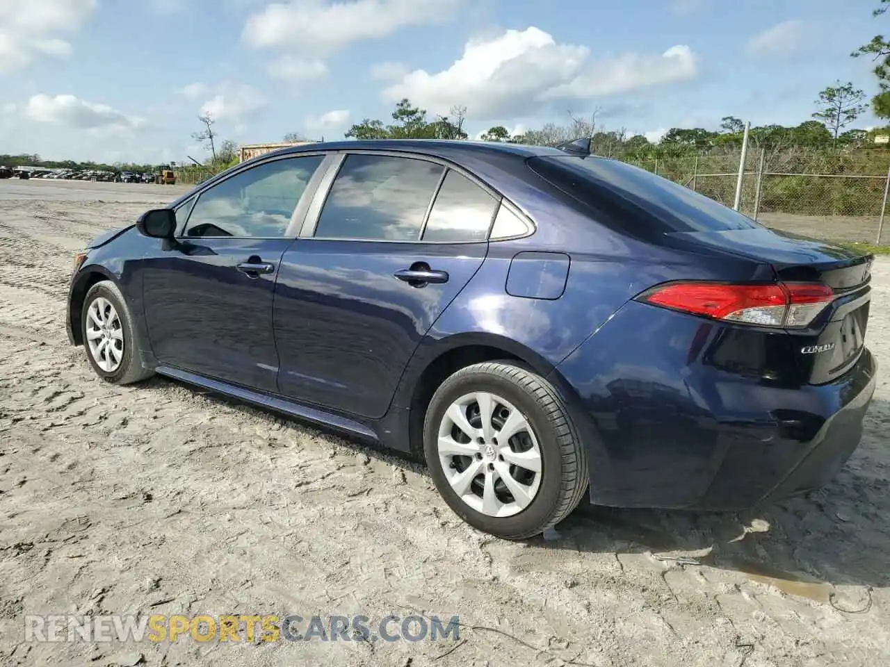 2 Photograph of a damaged car 5YFEPRAE5LP140345 TOYOTA COROLLA 2020