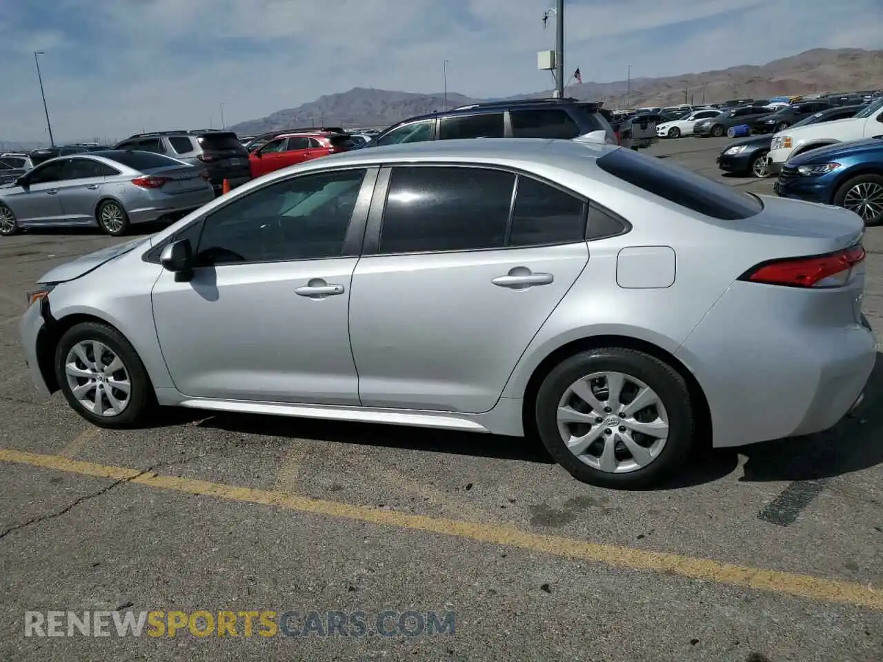 2 Photograph of a damaged car 5YFEPRAE5LP146534 TOYOTA COROLLA 2020