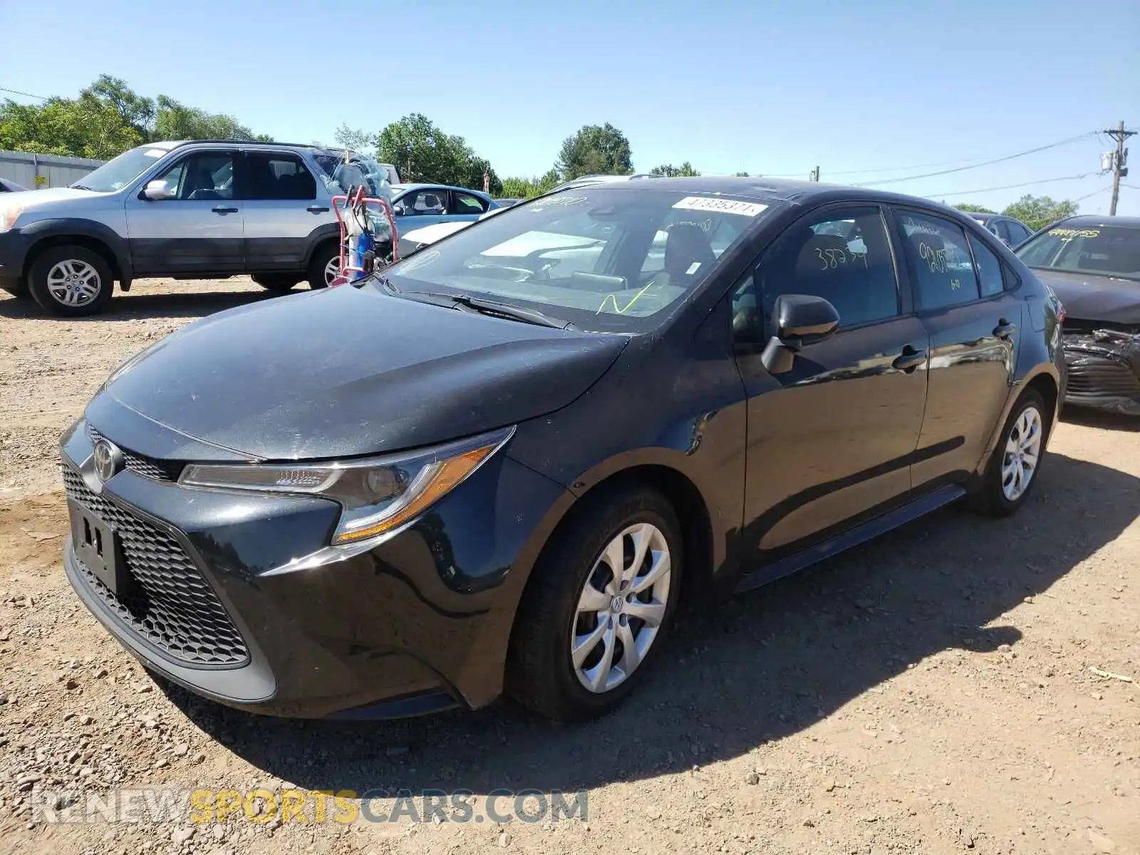 2 Photograph of a damaged car 5YFEPRAE6LP009974 TOYOTA COROLLA 2020
