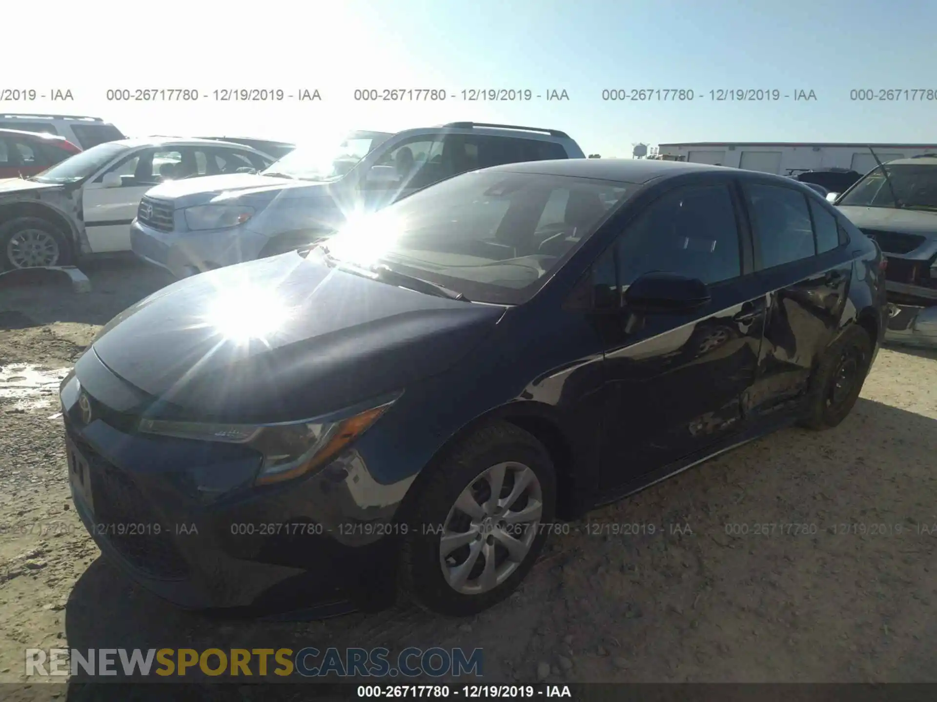 2 Photograph of a damaged car 5YFEPRAE6LP026161 TOYOTA COROLLA 2020