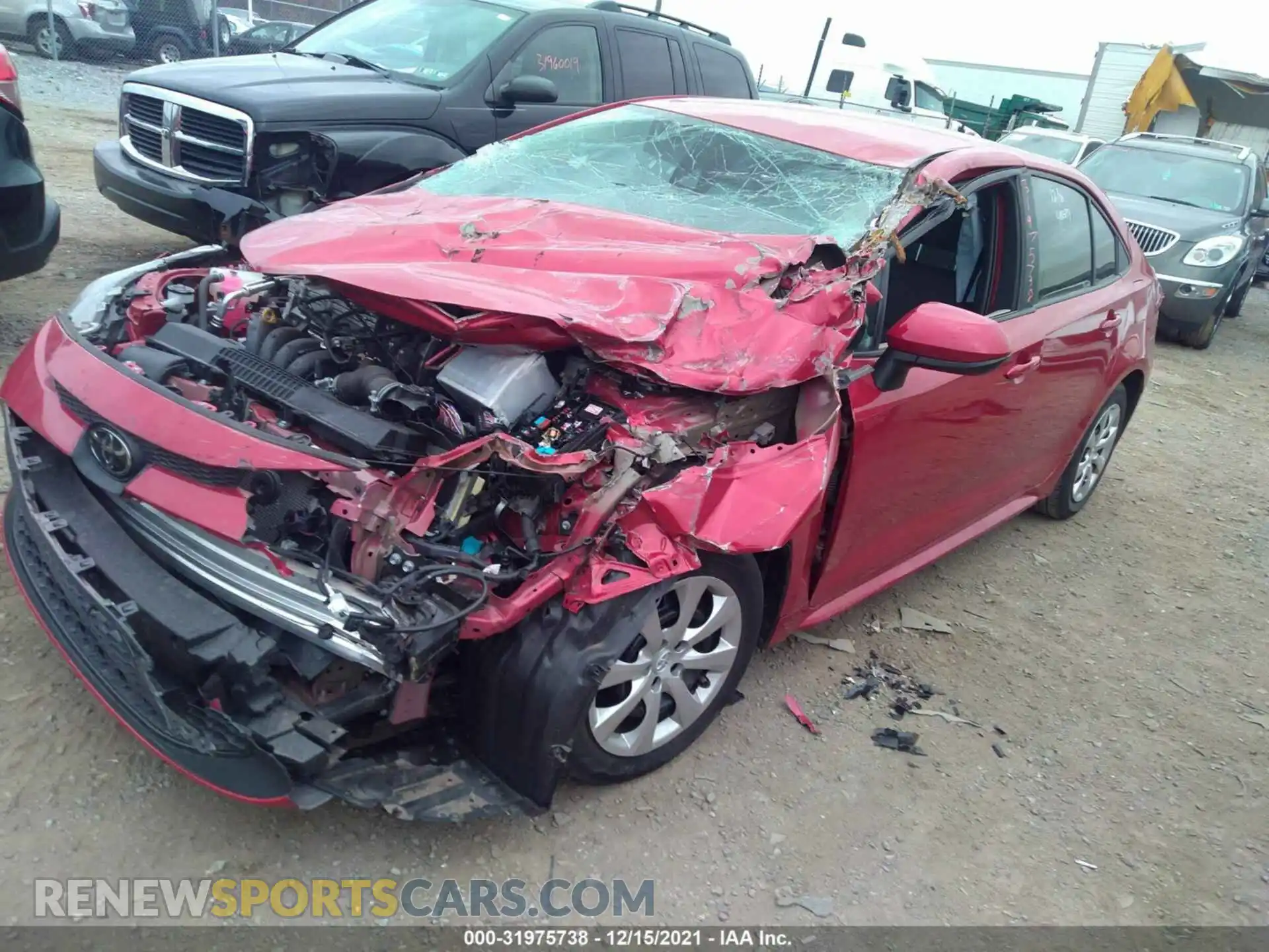 2 Фотография поврежденного автомобиля 5YFEPRAE6LP028833 TOYOTA COROLLA 2020