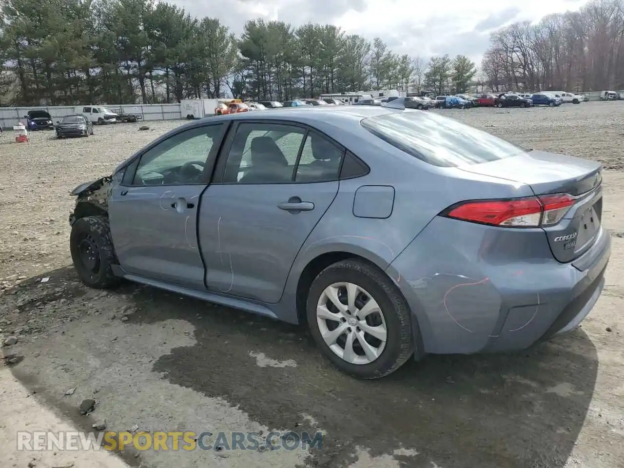 2 Photograph of a damaged car 5YFEPRAE6LP039864 TOYOTA COROLLA 2020
