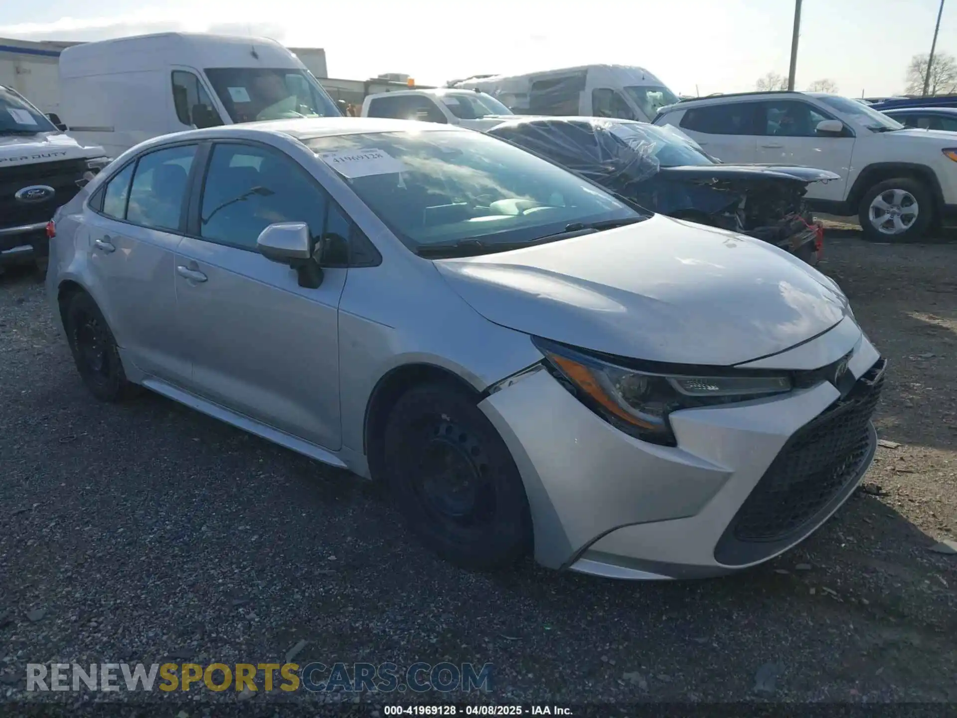 1 fotografías del automóvil dañado 5YFEPRAE6LP048063 TOYOTA COROLLA 2020