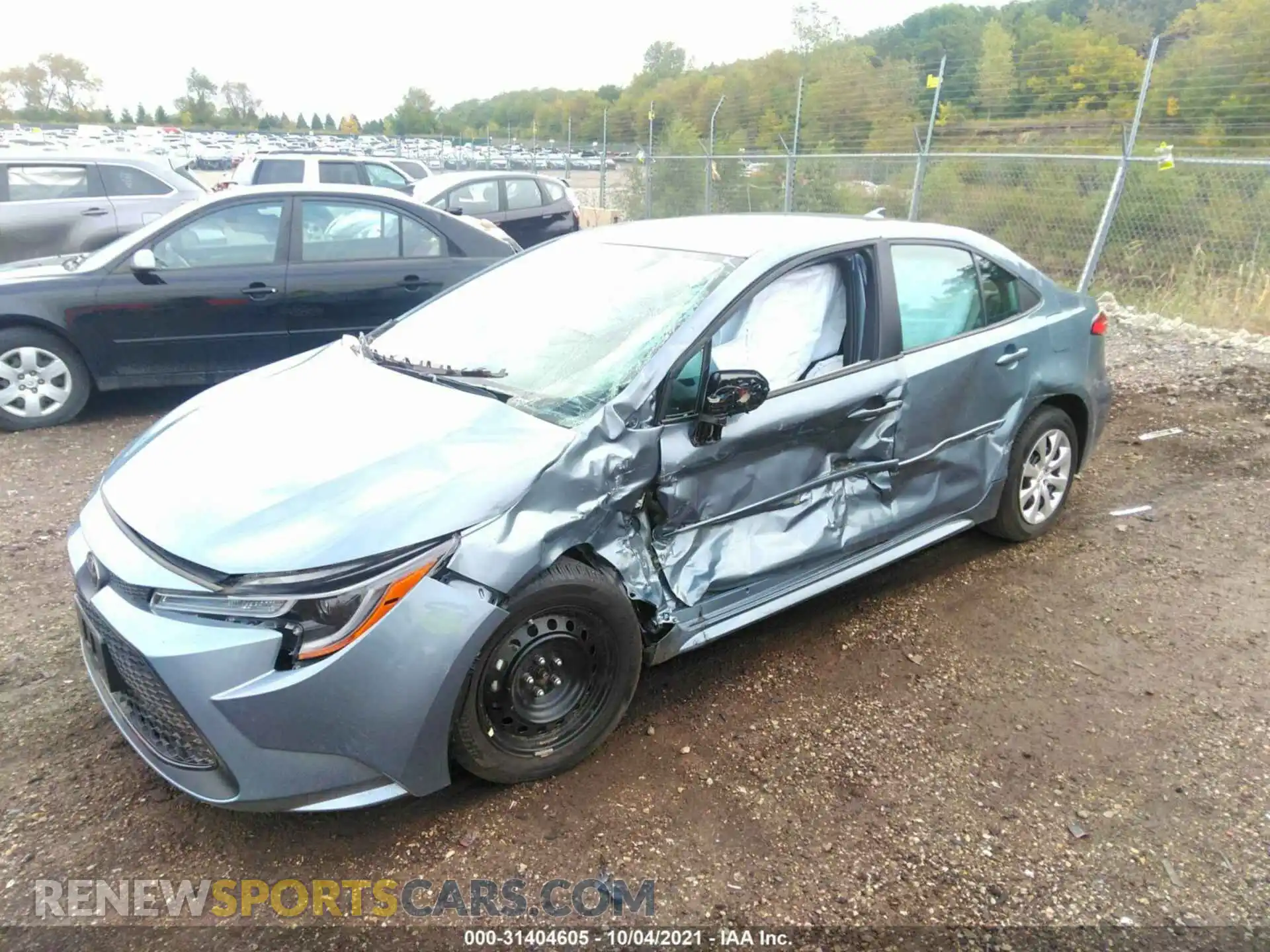 2 Photograph of a damaged car 5YFEPRAE6LP062349 TOYOTA COROLLA 2020