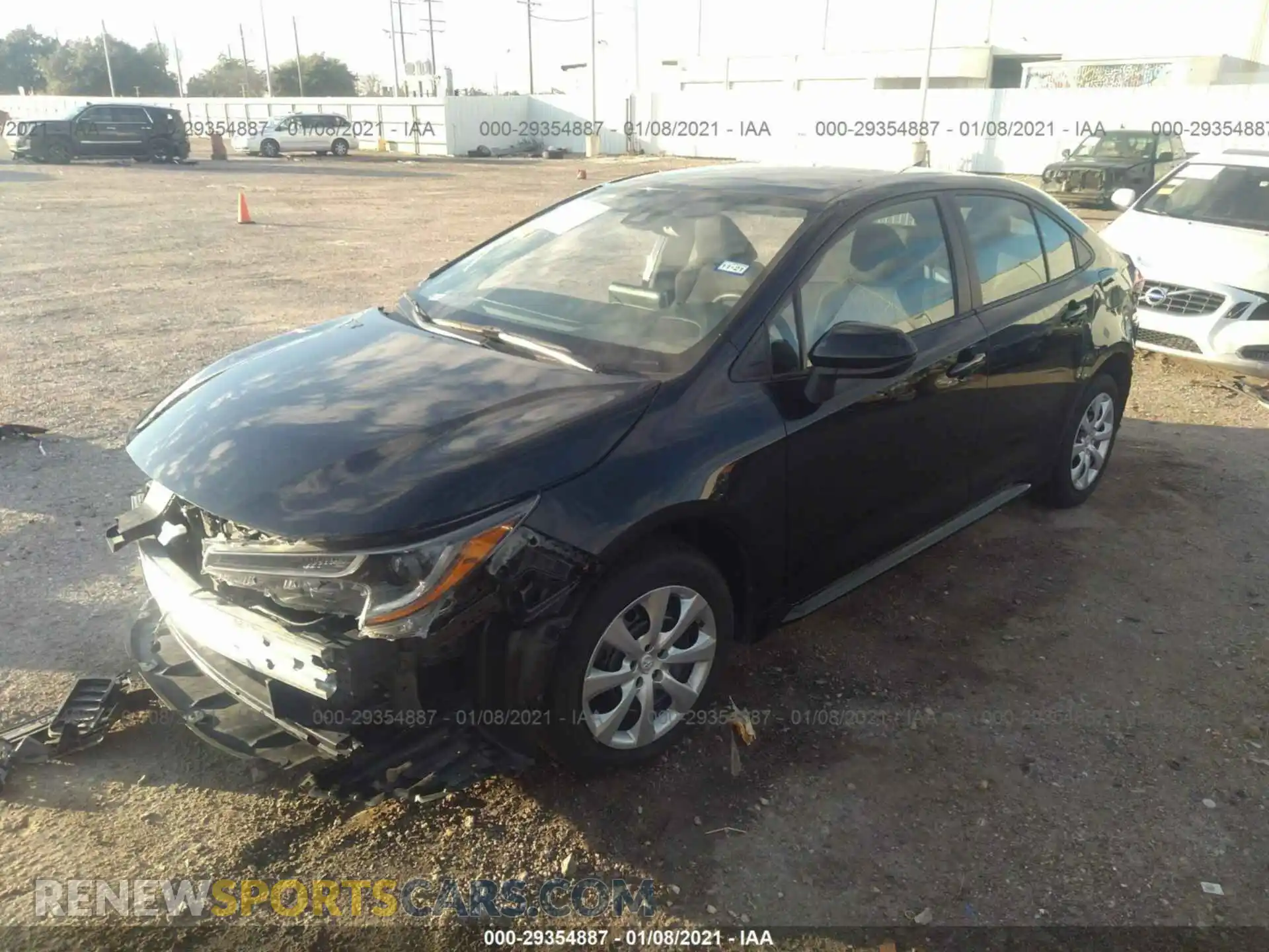 2 Photograph of a damaged car 5YFEPRAE6LP062626 TOYOTA COROLLA 2020