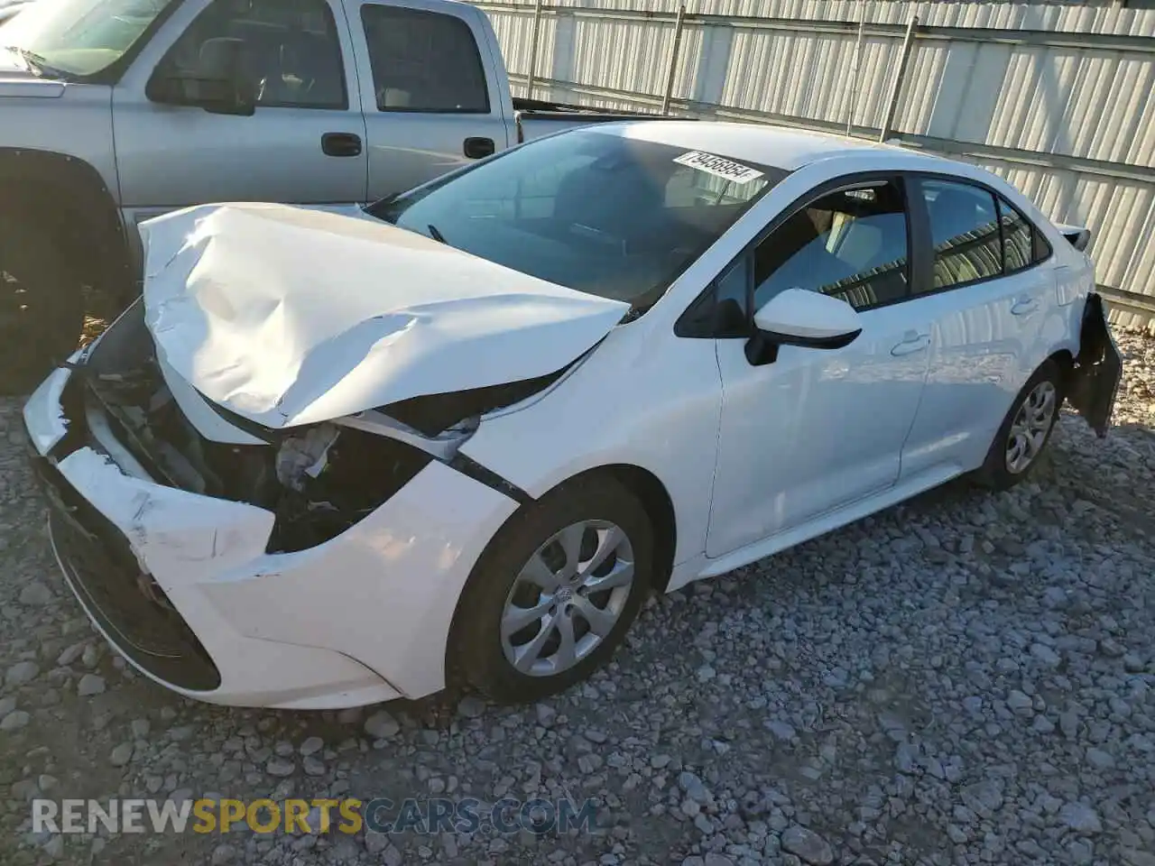 1 Photograph of a damaged car 5YFEPRAE6LP065591 TOYOTA COROLLA 2020