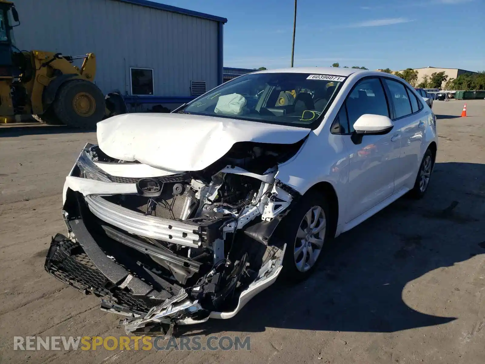 2 Фотография поврежденного автомобиля 5YFEPRAE6LP075005 TOYOTA COROLLA 2020