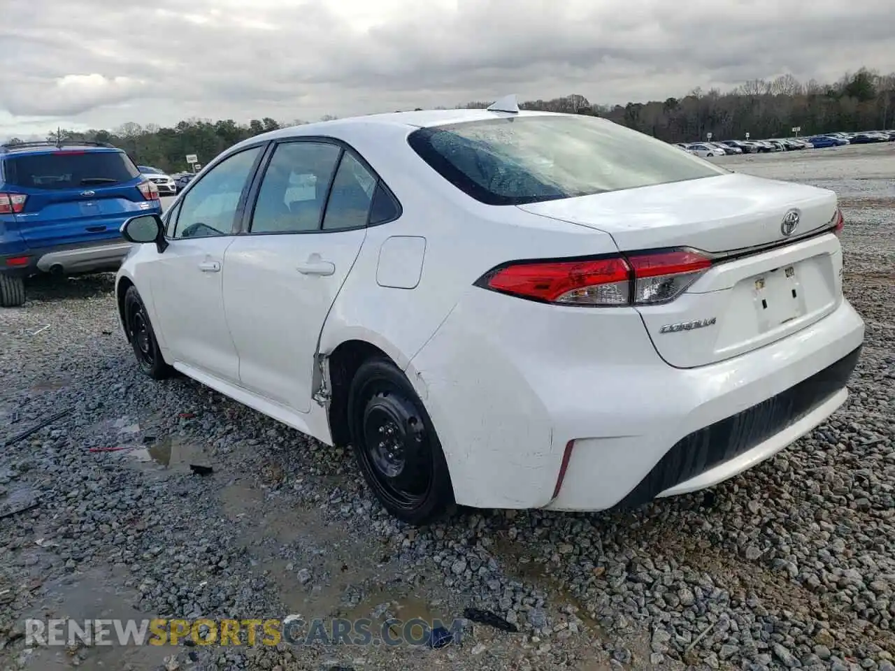 2 Photograph of a damaged car 5YFEPRAE6LP077577 TOYOTA COROLLA 2020