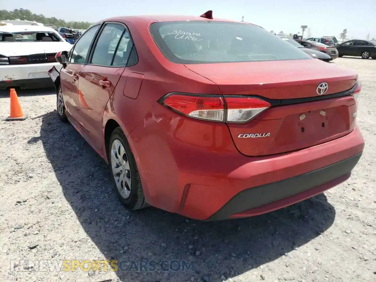 3 Photograph of a damaged car 5YFEPRAE6LP078079 TOYOTA COROLLA 2020