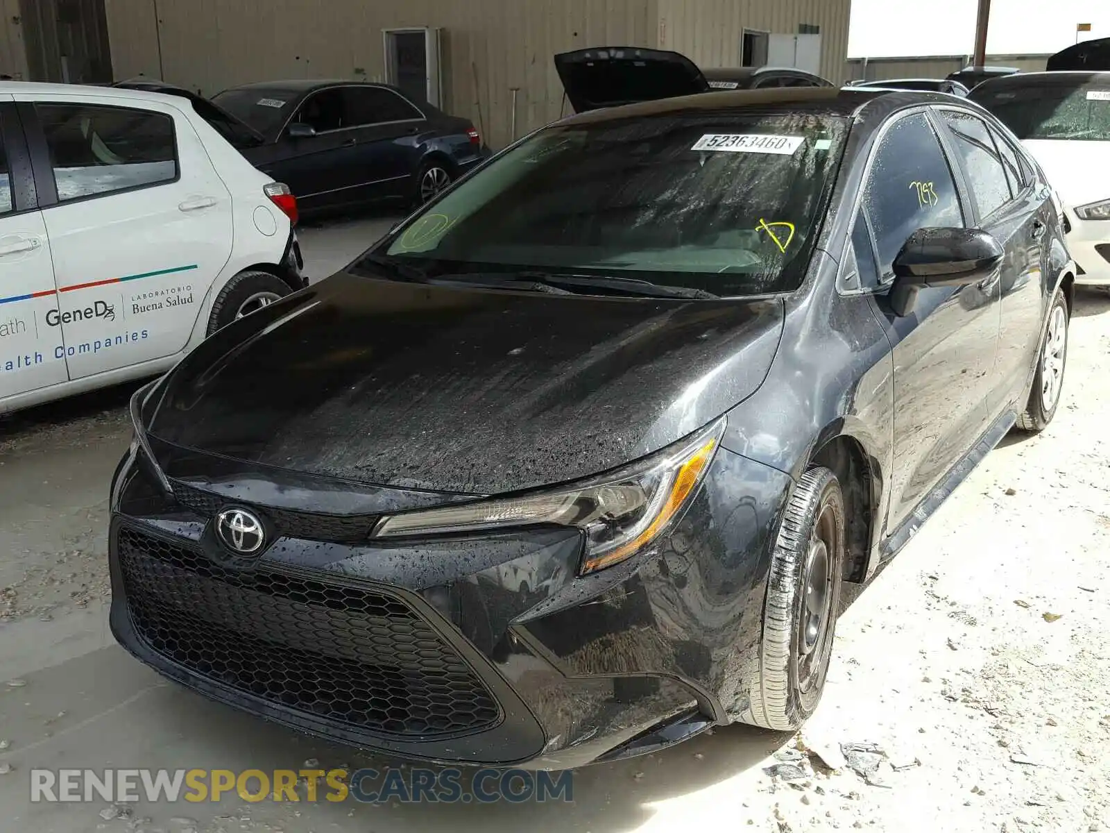 2 Photograph of a damaged car 5YFEPRAE6LP086778 TOYOTA COROLLA 2020