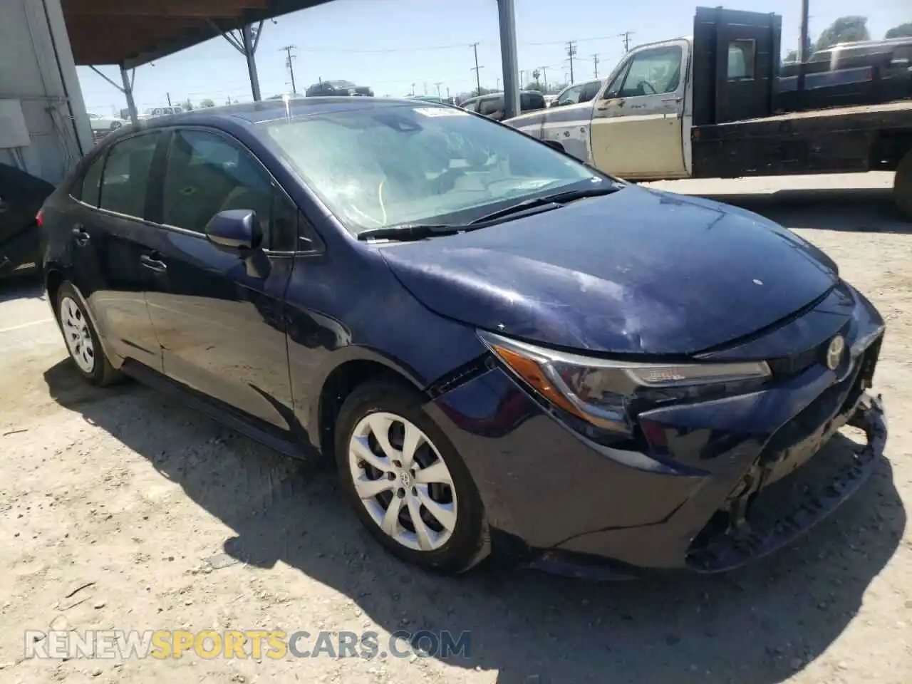 1 Photograph of a damaged car 5YFEPRAE6LP089809 TOYOTA COROLLA 2020
