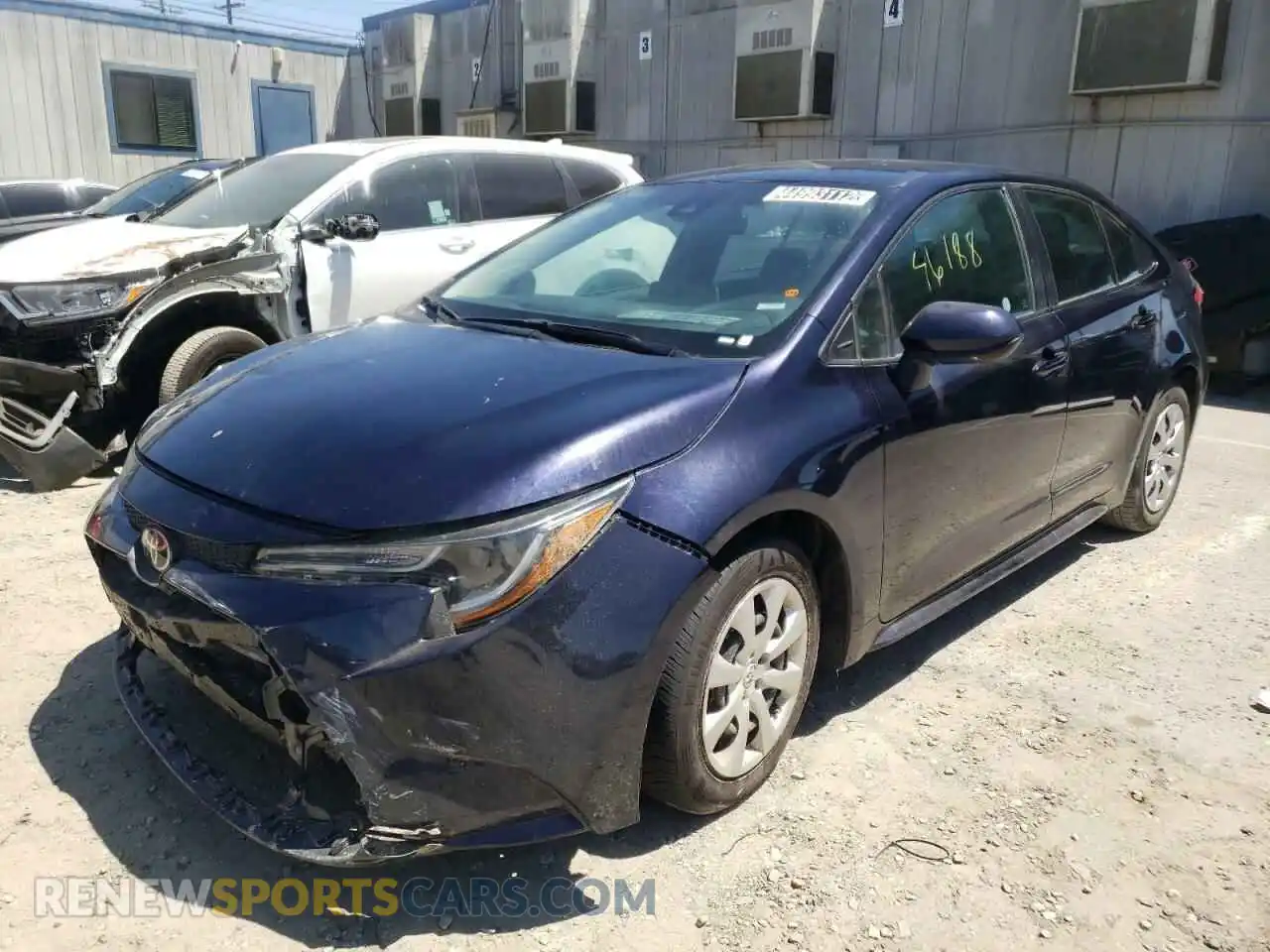 2 Photograph of a damaged car 5YFEPRAE6LP089809 TOYOTA COROLLA 2020