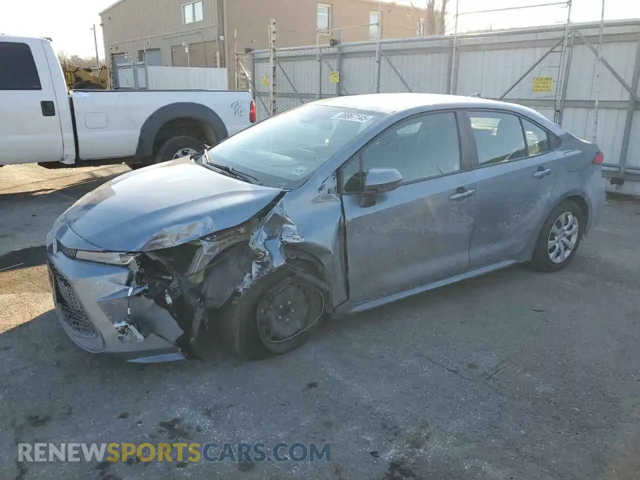 1 Photograph of a damaged car 5YFEPRAE6LP090572 TOYOTA COROLLA 2020