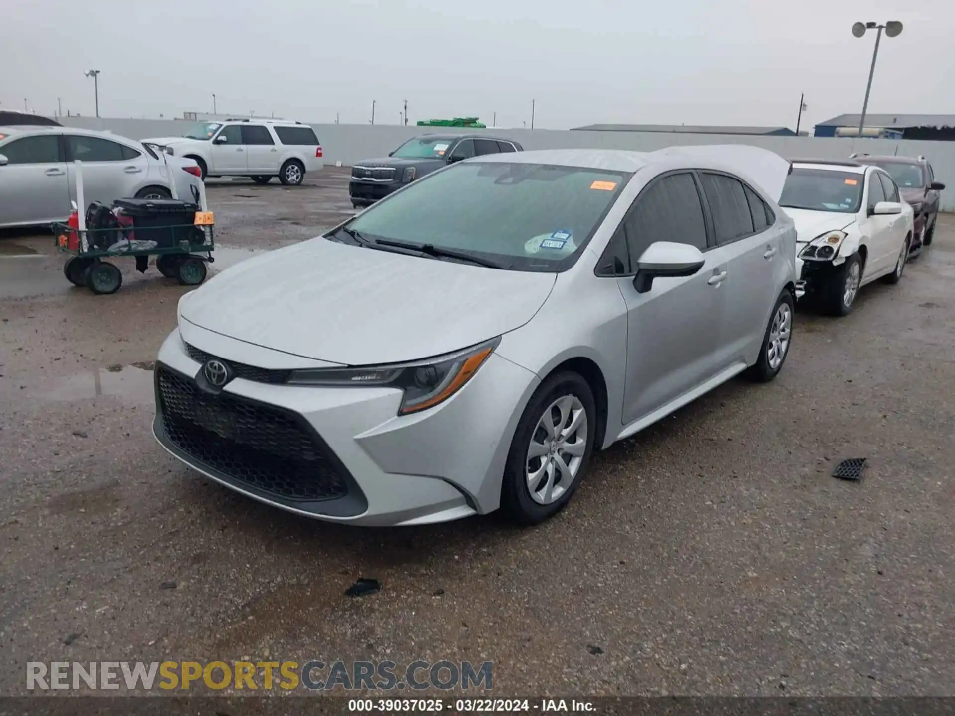 2 Photograph of a damaged car 5YFEPRAE6LP094587 TOYOTA COROLLA 2020