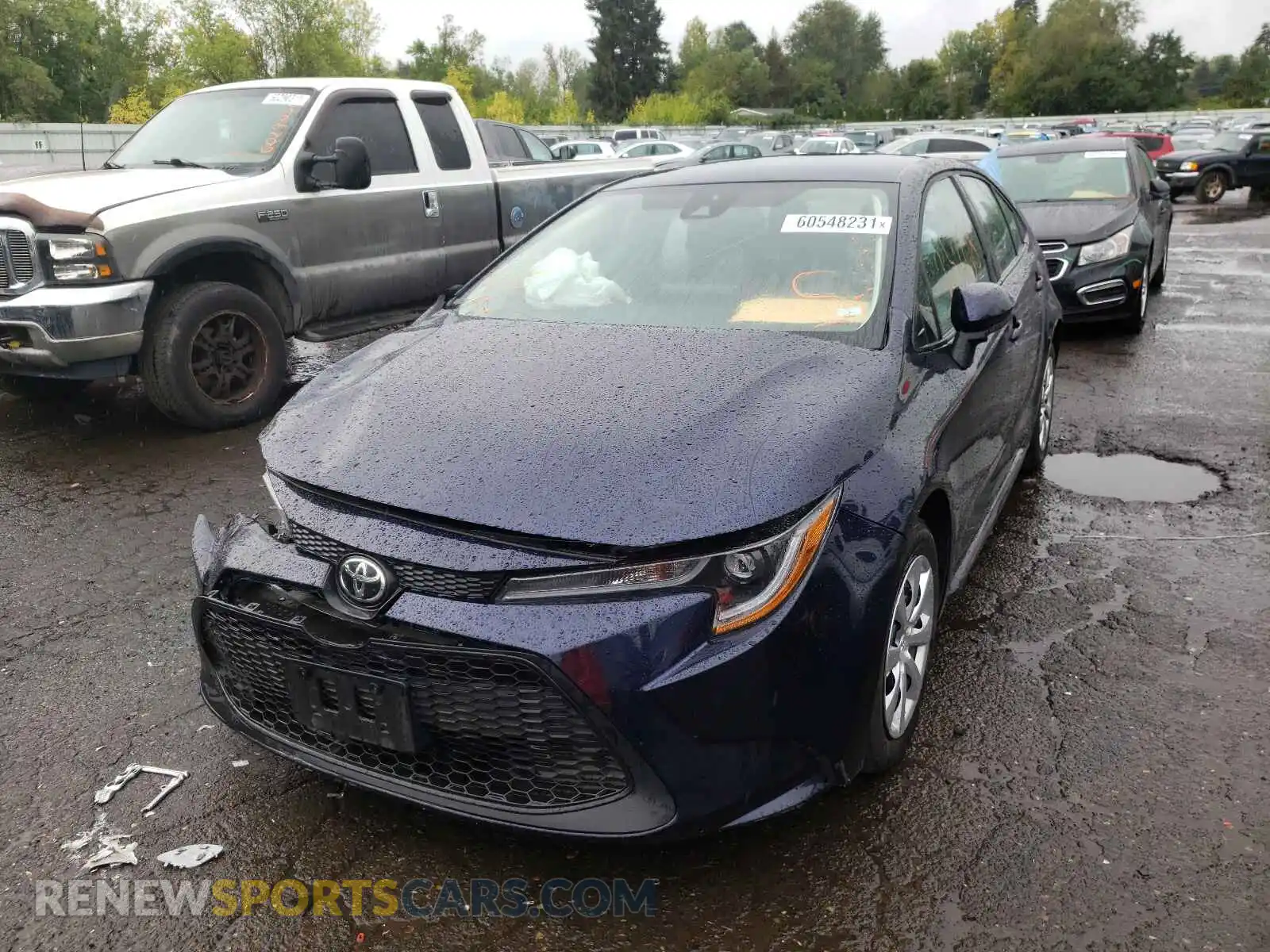 2 Photograph of a damaged car 5YFEPRAE6LP100159 TOYOTA COROLLA 2020