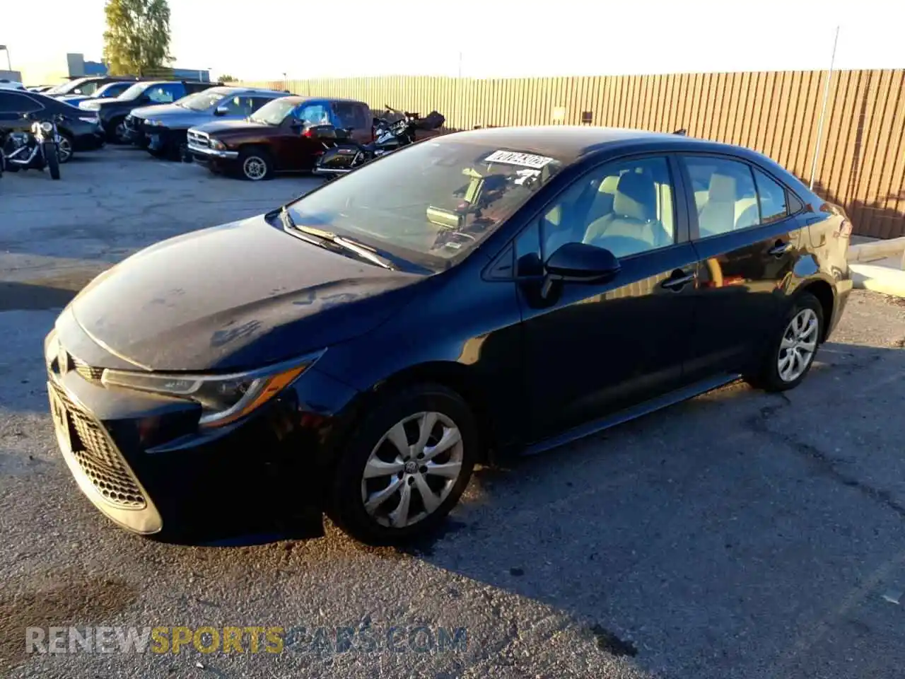 1 Photograph of a damaged car 5YFEPRAE6LP104101 TOYOTA COROLLA 2020